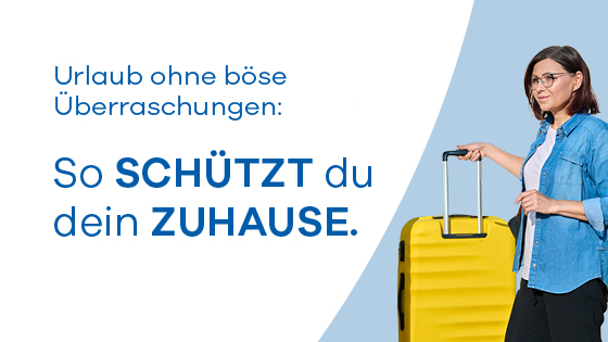 Frau mit gelben Rollkoffer