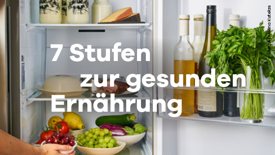 Ein Blick in einen gut sortierten Kühlschrank. 