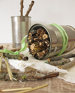 Insektenhotel aus der Dose