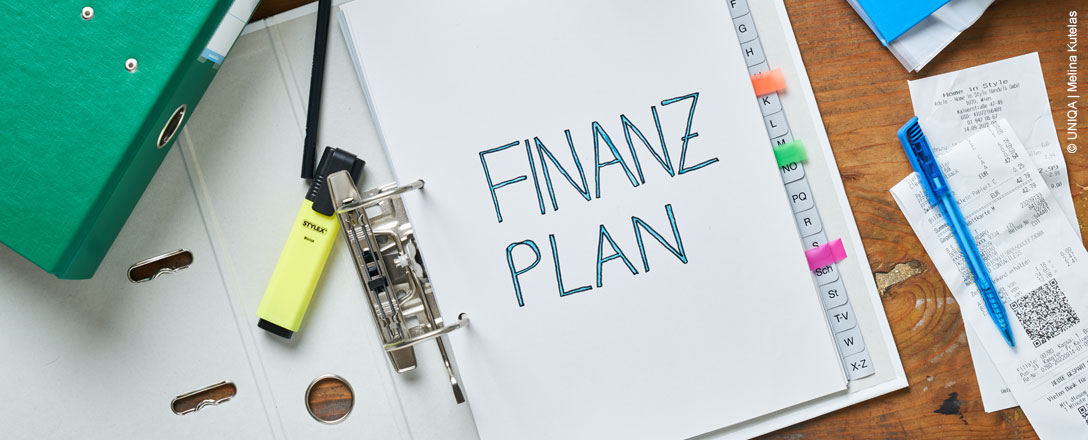Ein Finanzplan wird erstellt