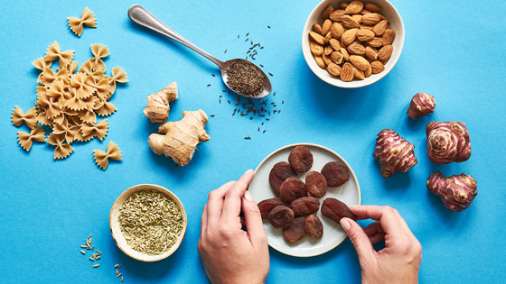 Nahrungsmittel gegen Winterblues