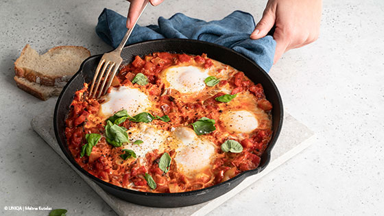 Pfannengericht Eiweiß-Ernährung