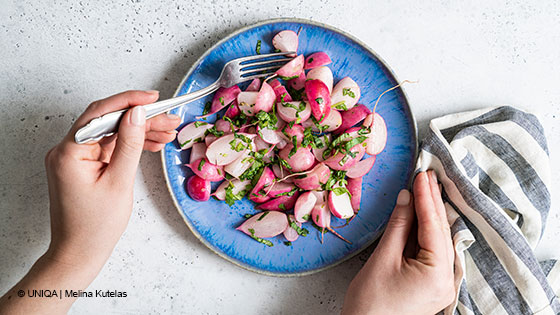 Radieschen Salat