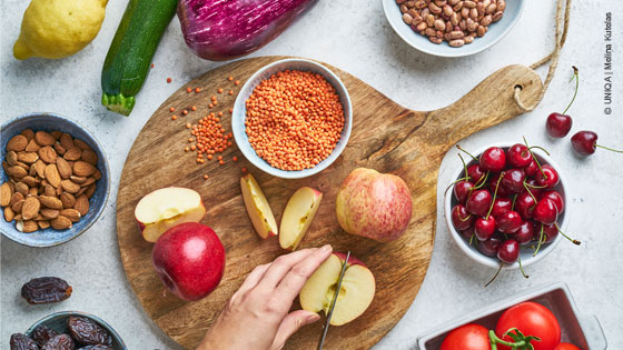 Vegane Ernährung durch Obst und Gemüse