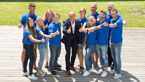 Werner Schwarz und Trainer