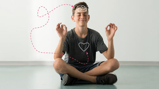 Schüler bei einer Übung