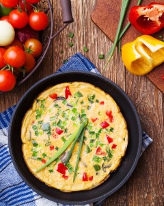 Omelette mit Gemüse