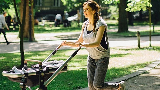 Outdoor-Training mit Baby